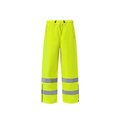 2W International Lime High Viz Rain Pants, Medium 739C-E M